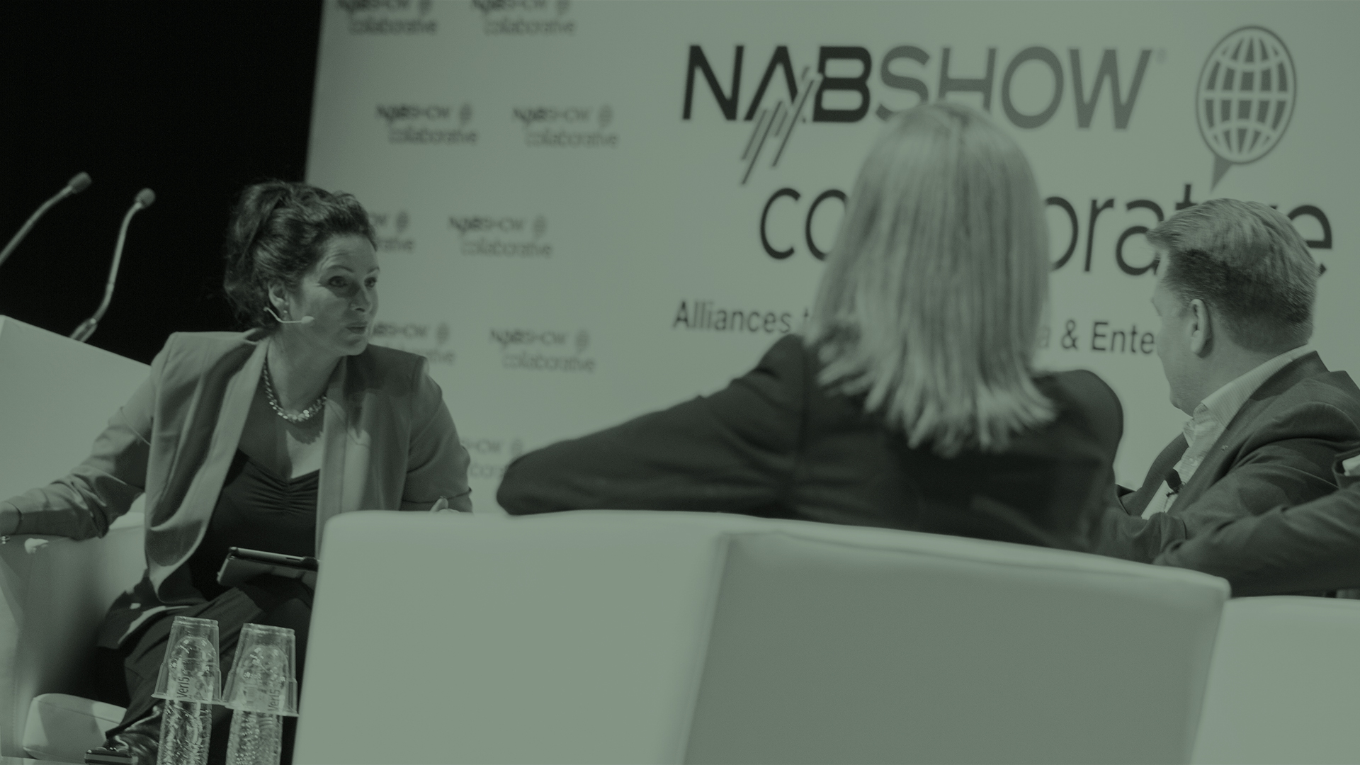 Saleha Williams - moderating a panel for NAB Show